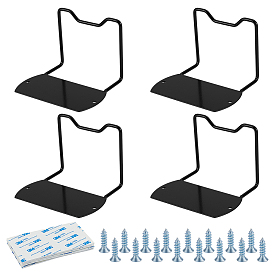 8 Bags Iron Mattress Anti-slip Fixator, Black