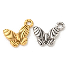 Ионное покрытие (ip) 304 подвески из нержавеющей стали, очарование бабочки