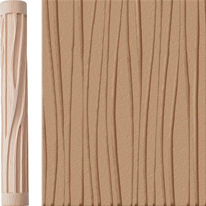 Стержень для тиснения из дерева, валик для моделирования из глины, скалки текстуры, колонка