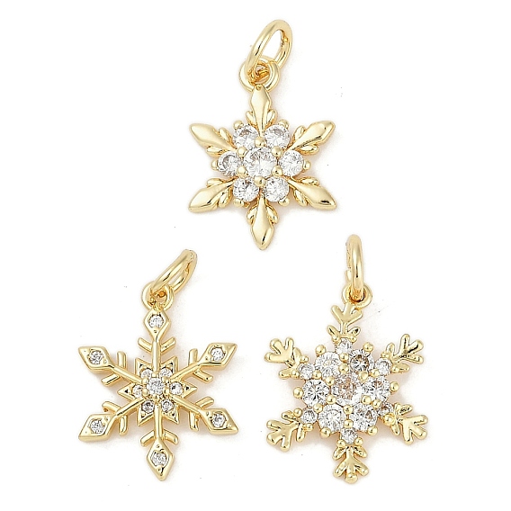 Стойка металлическая латунная микропрофилированная кубическая циркония подвески, без свинца и без кадмия, долговечный, прелести снежинки, с целью перехода в кольце