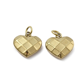 304 подвески из нержавеющей стали, сердце прелести, с целью перехода в кольце, ионное покрытие (ip)