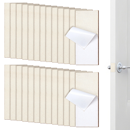 40шт. самоклеящаяся заделка отверстий в кромке деревянной двери, прямоугольные