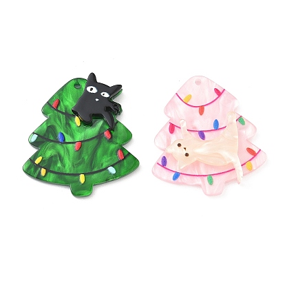 Акриловые подвески, елочные прелести