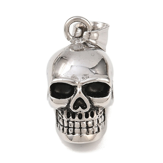 304 подвески из нержавеющей стали, череп