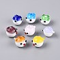 Handmade Lampwork Beads, Puffer