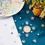 ARRICRAFT DIY Jewelry Making Kit, Including 160Pcs Flower Transparent Acrylic Beads, 160Pcs Round Glass Pearl Beads