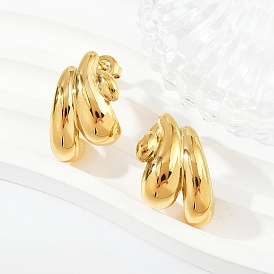 304 серьги-гвоздики из нержавеющей стали