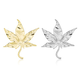 Fashionable Vintage Maple Leaf Brooch Pin for Clothing Accessories