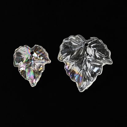 Прозрачные акриловые бусины, с покрытием AB цвета, лист