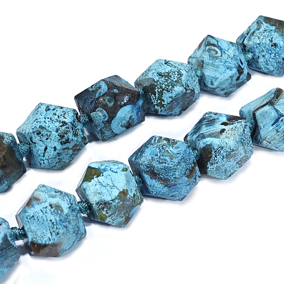 Океан Природный яшмы бисер нитей, восьмиугольник, граненые