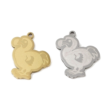 201 подвески из нержавеющей стали, очарование птицы додо