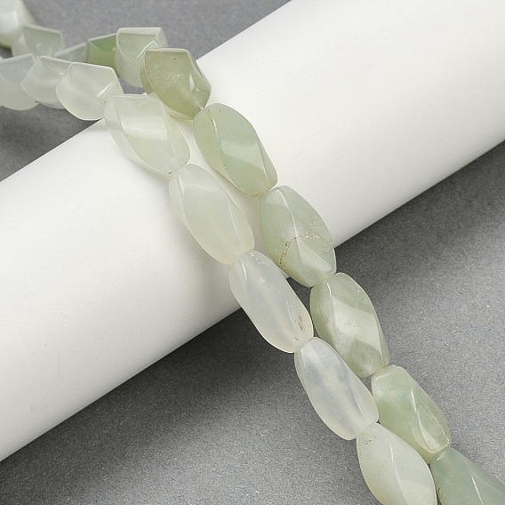 Природного нефрита Xiuyan бисер нитей, твист