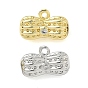 Латунные микропаве прозрачные подвески с фианитом, арахиса прелести, без кадмия и без свинца, долговечный, стойки покрытие
