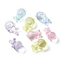 Transparent Acrylic Pendants, Bear