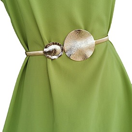 Сплав дисковые поясные цепи, поясные ремни для украшения платья-рубашки