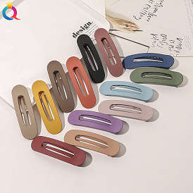 Matte Colorful Hair Clip, Large Size, Face Washing Clip, Hairpin, Duckbill Clip