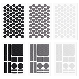 12 листы 6 стили противоскользящие наклейки из ПЭВА, для мобильных телефонов, ноутбуки, мыши и игровые контроллеры