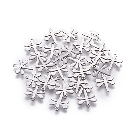 201 Stainless Steel Charms, Dragonfly