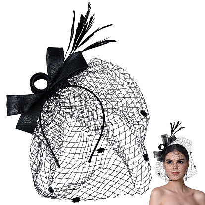 Сетчатая марлевая вуаль с заколкой-аллигатором, и резинки для волос, аксессуары для волос для женщин и девушек