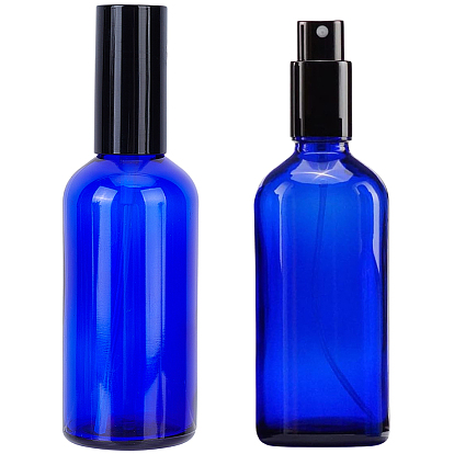 Glass Essential Oil Empty Spray Bottles, with Plastic Lid