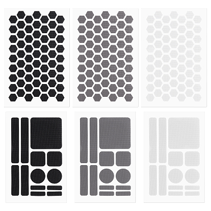 12 листы 6 стили противоскользящие наклейки из ПЭВА, для мобильных телефонов, ноутбуки, мыши и игровые контроллеры