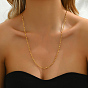 Simple Brass Chain Necklaces for Women