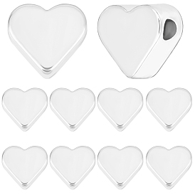 60 латунные бусины шт., сердце