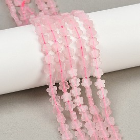 Природного розового кварца нитей бисера, цветка сливы