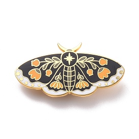 Бабочка с эмалевой булавкой в виде цветка, изысканная брошь из сплава эмали для рюкзака, золотые