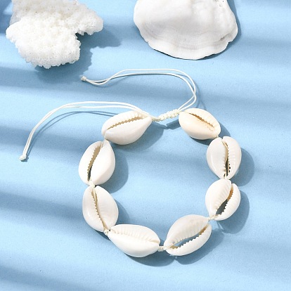 Регулируемые браслеты из натурального плетеного бисера для женщин