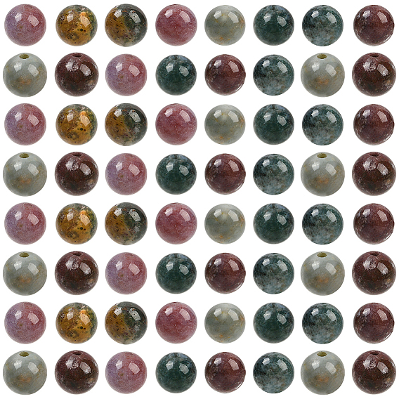 Природного индийского агата бисера, круглые