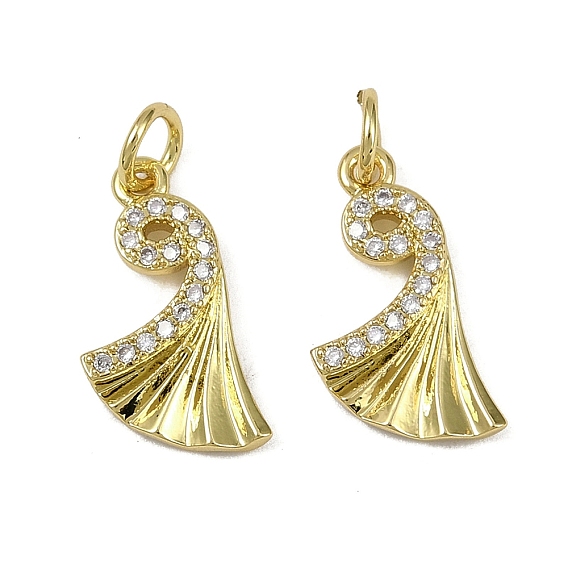 Латунные микро проложить кубического циркония подвески, долговечный, без кадмия и без свинца, стойки покрытие, с целью перехода в кольце