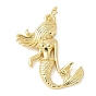 Латунные подвески, русалка прелести, без свинца и без кадмия, долговечный, с целью перехода в кольце