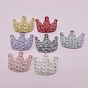Cotton Fabric Cabochons, Crown