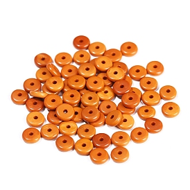 Olivary Nucleus Beads, Flat Round