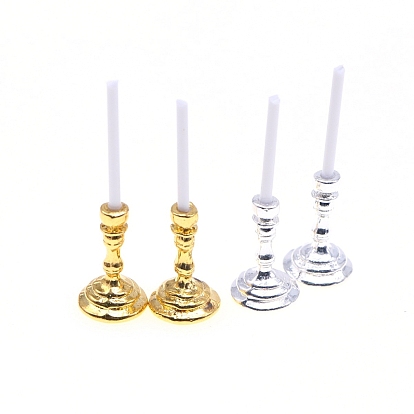 Подсвечник мини модель, аксессуары для кукольного домика с микро-ландшафтом, притворяясь опорными украшениями