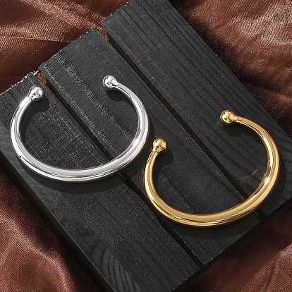 304 из нержавеющей стали манжеты браслеты, открытые браслеты для женщин