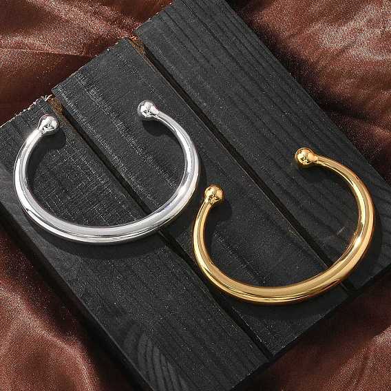 304 из нержавеющей стали манжеты браслеты, открытые браслеты для женщин