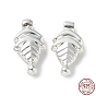 925 Sterling Silver Charms, Leaf