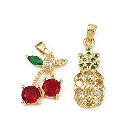 Латунные микро проложить кубического циркония подвески, без кадмия и без свинца, реальный 18 k позолоченный