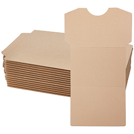 Carte en papier pour l'emballage de vêtements (chemises), rectangle