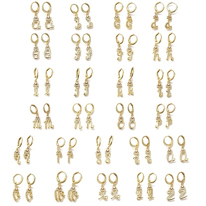 Серьги-кольца из латуни с прозрачным кубическим цирконием, реальный 18 k позолоченный