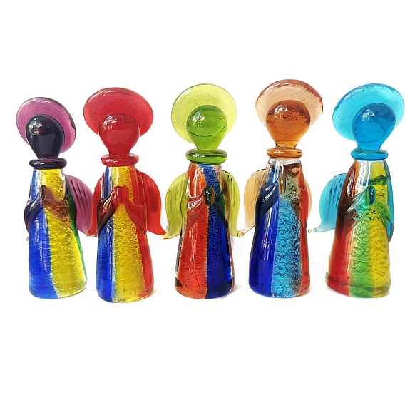 Статуэтки ангелов лэмпворк ручной работы, для домашнего украшения рабочего стола