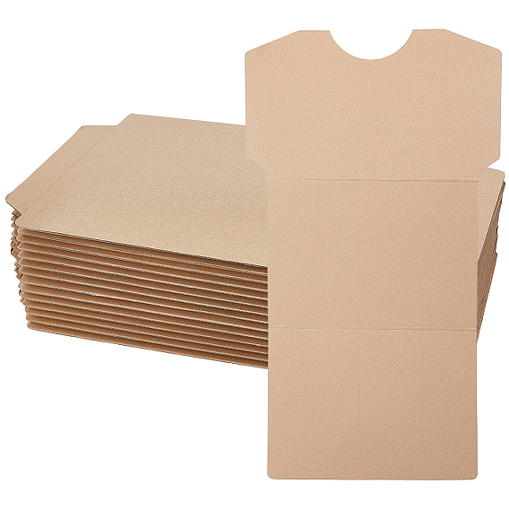 Paper Card for Shirt Clothing Packaging, Rectangle