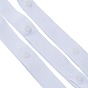 Polyester Sewing Snap Button Tape, Plastic Buttons Fastener Replacement, for Baby Lingerie Crotch Sewing, Dancing Dress