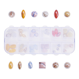 Фарфоровые украшения для ногтей, разнообразные