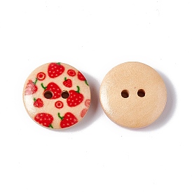 Lovely 2-hole Basic Sewing Button, Wooden Buttons