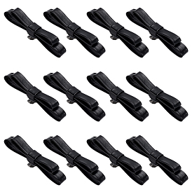 12 шт. подвески для обуви из искусственной кожи, с железными зажимами