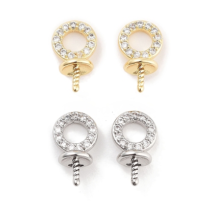 Латунные колышки из циркония, плоско-круглые