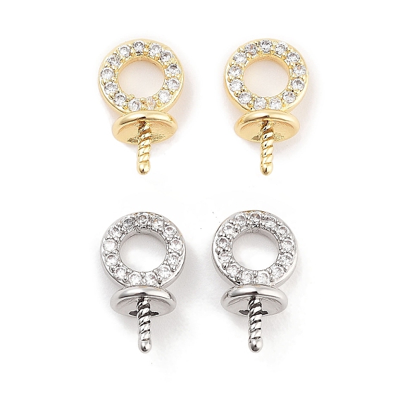 Латунные колышки из циркония, плоско-круглые